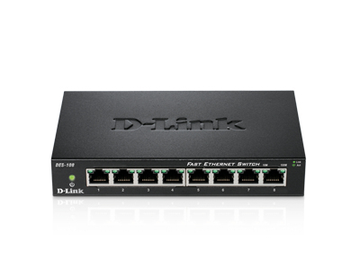 D-Link DES 108 - Switch - 8 x …